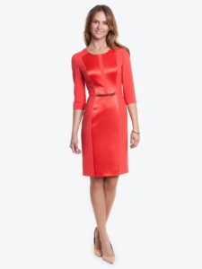 Elegancka czerwona sukienka JANA Potis&Verso