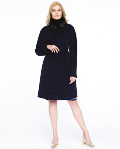 Czarny płaszcz GUESS Potis&verso