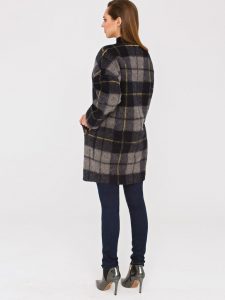 Płaszcz PARAGON od marki L'AF - trendy płaszcz w kratę