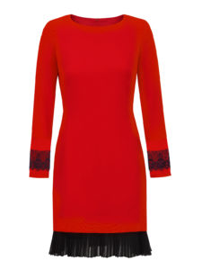 Czerwona sukienka ROSE od marki L'AF - trendy modowe