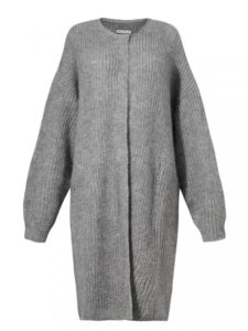 Sweter DANGA L'AF - jednolity sweter z dodatkiem moheru.